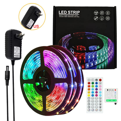 24V Strip Light SMD 3535 Colour Changing Controllable Remote Control Color Strip Lights Led Strip Light Rgb Lights for Room
