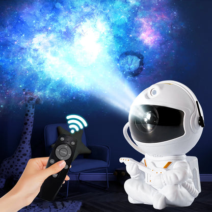 Astronaut Galaxy Projector, 8 Nebula Effects Galaxy Star Projector with Smare Remote Control, 360° Rotation Night Light for Valentines Day Gift/Birthday Gifts for Family, Friends